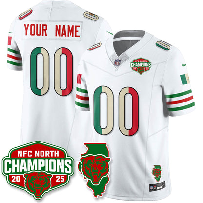 CHI Mexico NFC North Division Champions Vapor Limited Jersey - All Stitched