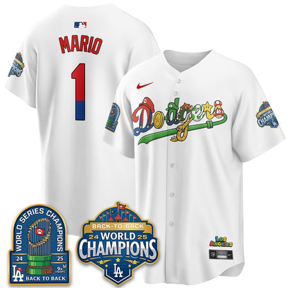 Los Angeles Dodgers x The Red Plumber Vapor Jersey - Printed