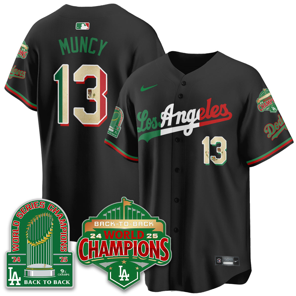 LAD Mexico Vapor Limited Jersey - 9x & B2B Champs - All Stitched