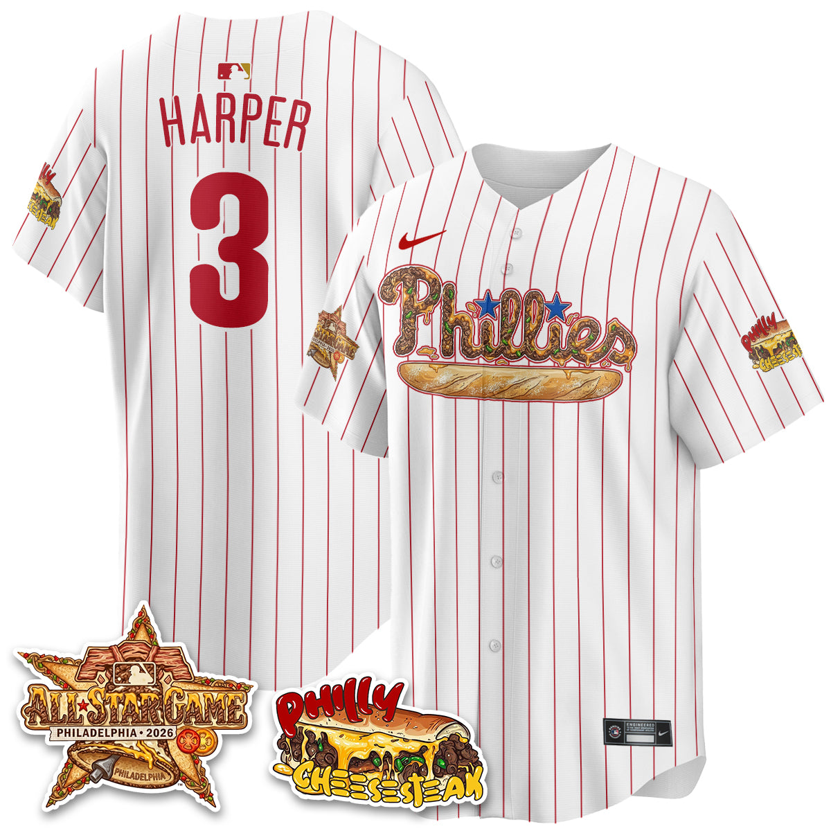 PHI Cheesesteak Edition Vapor Limited Jersey - Stitched
