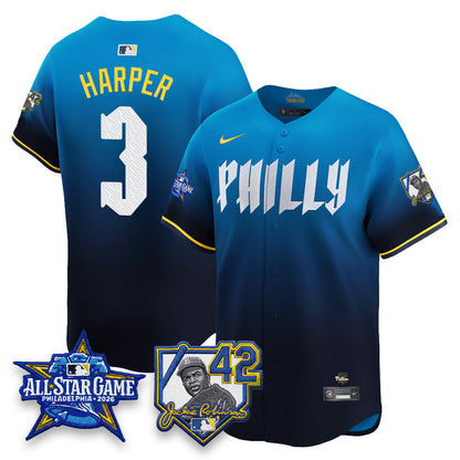 PHI 2026 Jackie Robinson New Era - All Star Game Vapor Limited Jersey - All Stitched
