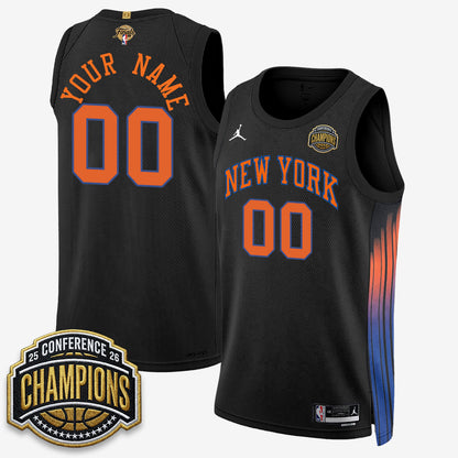 New York Knicks 2026 NBA Finals City Edition Custom Jersey V3- Stitched