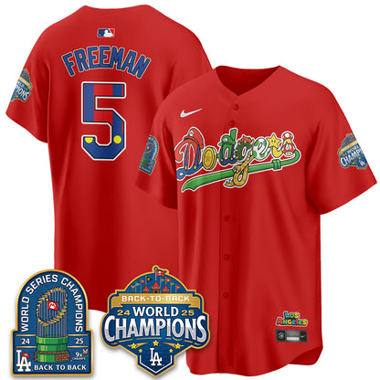 Los Angeles Dodgers x The Red Plumber Vapor Jersey - Printed