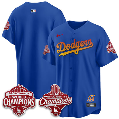 Los Angeles Dodgers x The Knucklehead Ninja Vapor Jersey - Stitched