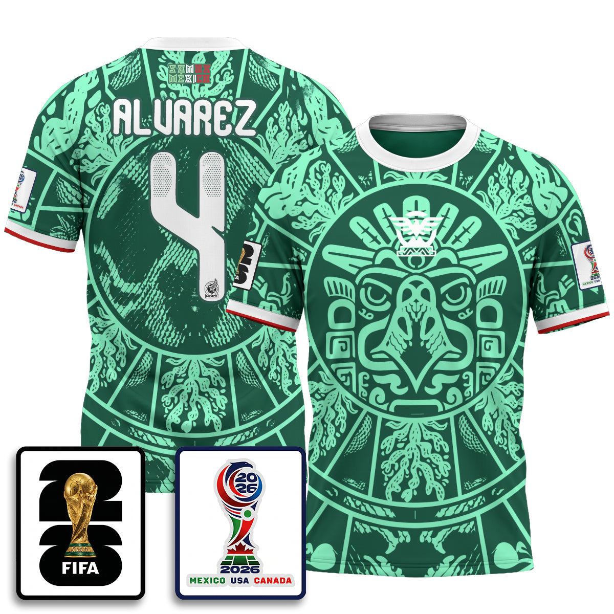 Mexico WC 2026 Fan Gear Version Jersey V2- Printed