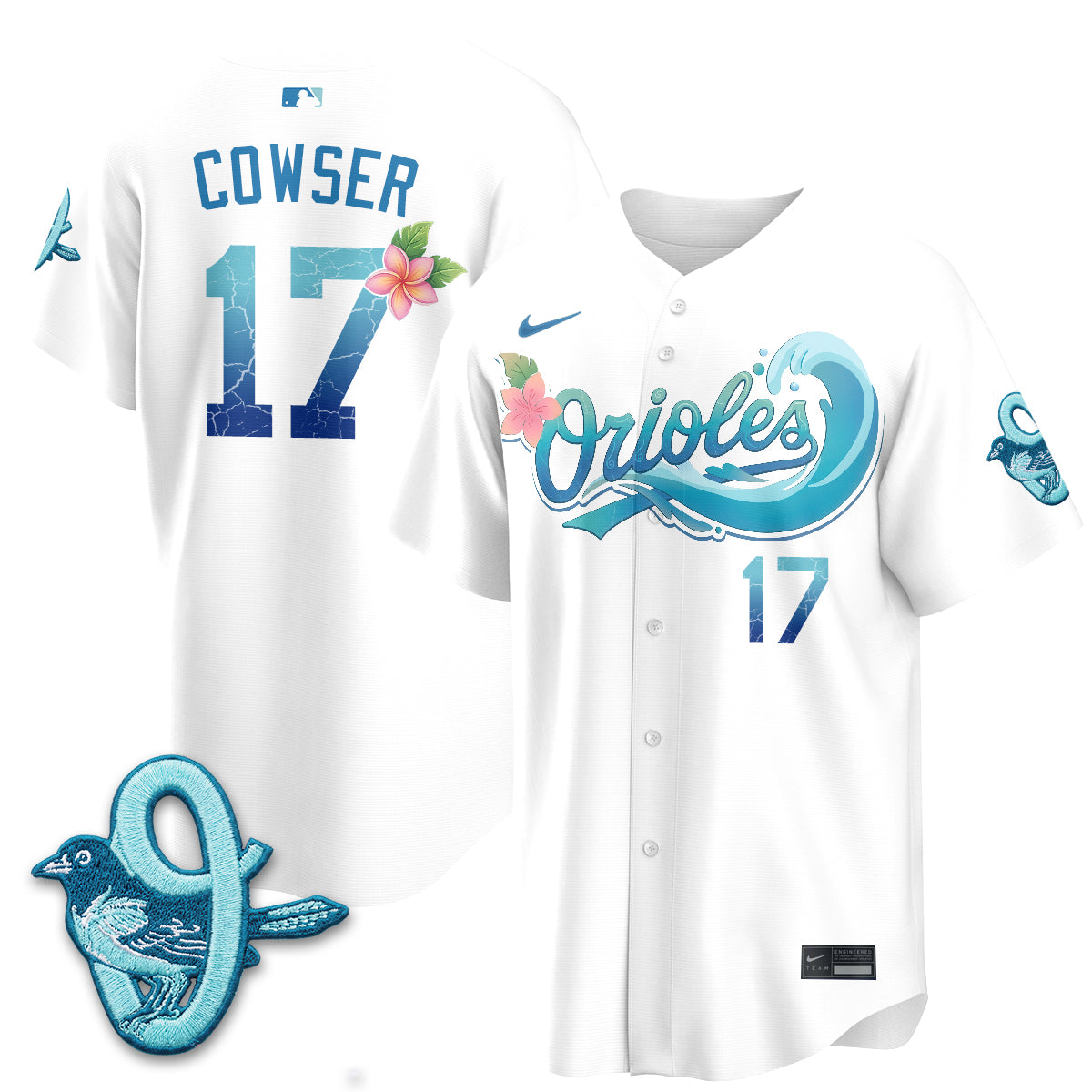 Baltimore Orioles Aloha Spirit Vapor Premier Jersey - Stitched