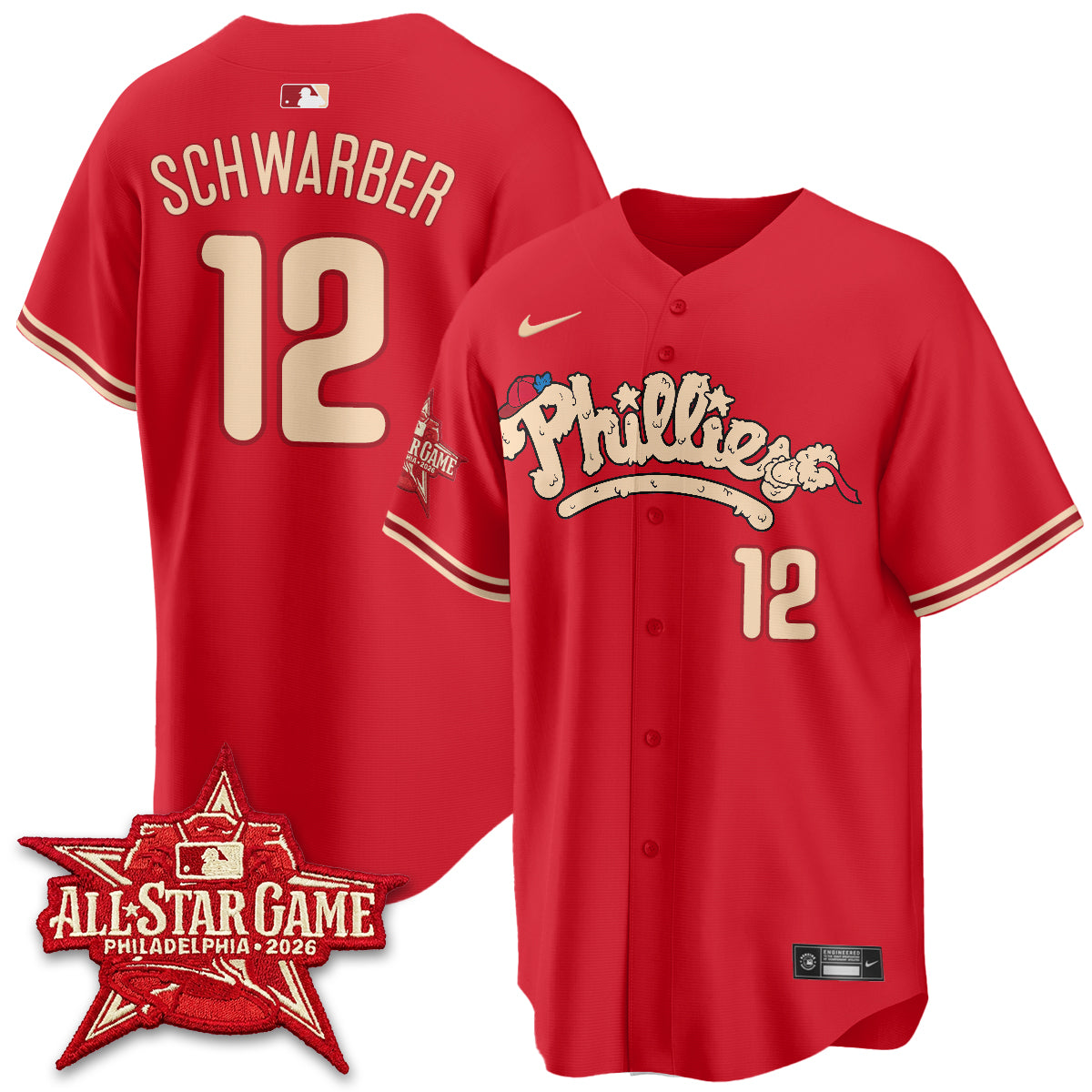 Philadelphia Phillies All Star Game 2026 Vapor Limited Jersey - Stitched