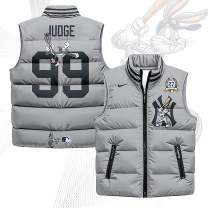 NYY Edition Unisex Puffer Vest - Printed
