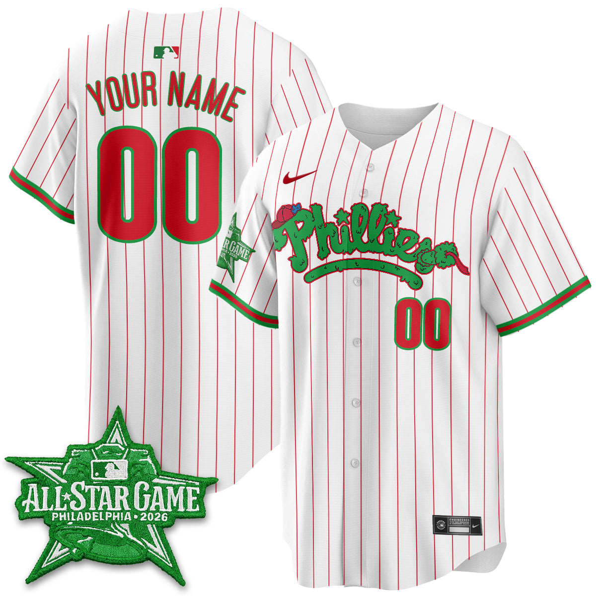 Philadelphia Phillies All Star Game 2026 Vapor Limited Custom Jersey - Stitched