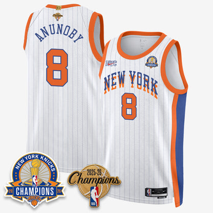 New York Knicks 2026 Basketball Champions Special Edition Vapor Jersey V2- Stitched