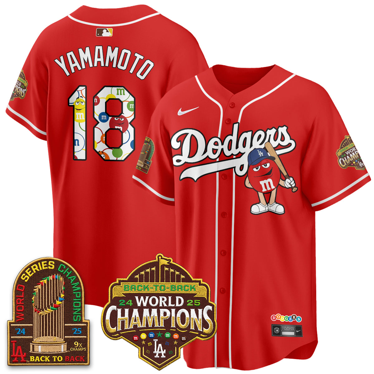 Los Angeles Dodgers x m&m Vapor Jersey - Stitched
