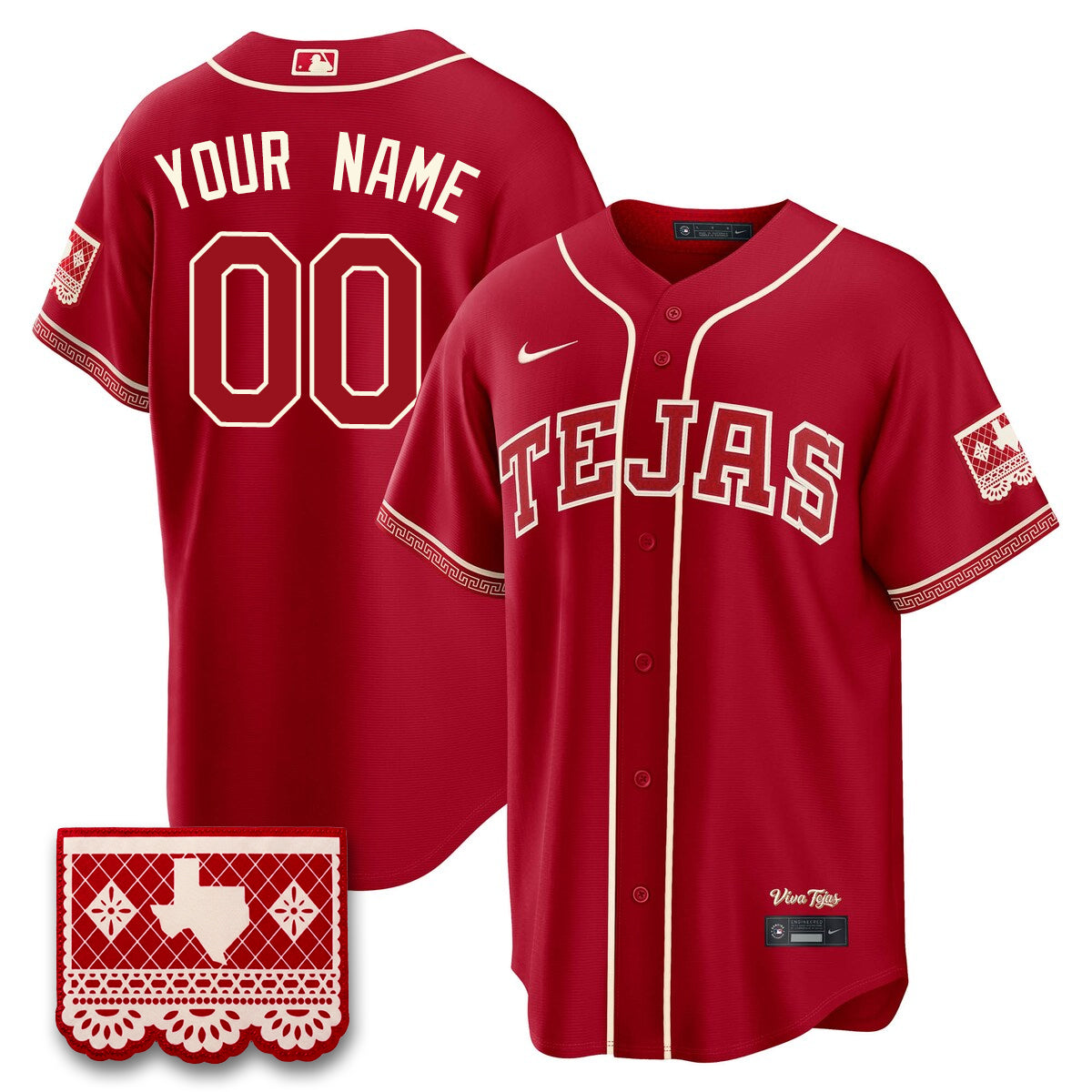 TEX 2026 City Connect Vapor Custom Jersey - All Stitched