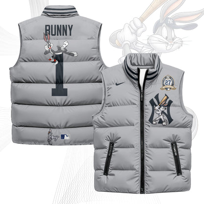 NYY Edition Unisex Puffer Vest - Printed