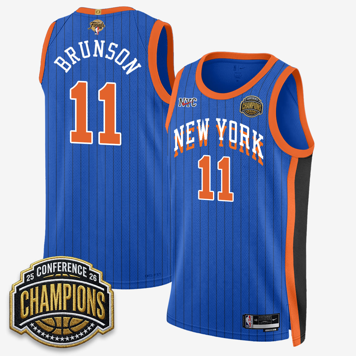 New York Knicks 2026 NBA Finals City Edition Jersey V3- Stitched