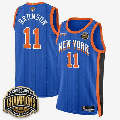 New York Knicks 2026 NBA Finals City Edition Jersey V3- Stitched