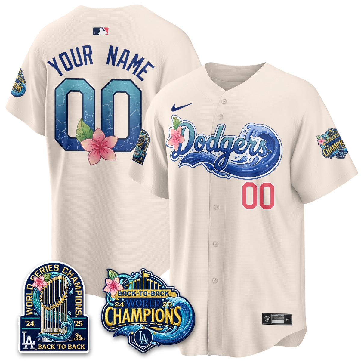 LAD "Aloha Spirit" Vapor Limited Custom Jersey - All Stitched
