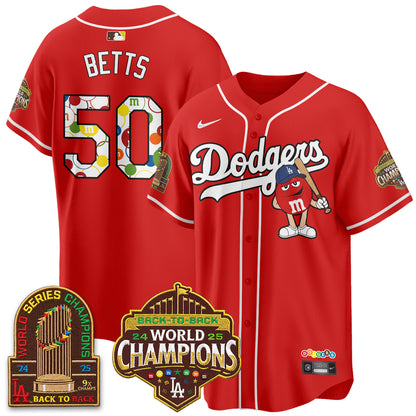 Los Angeles Dodgers x m&m Vapor Jersey - Stitched