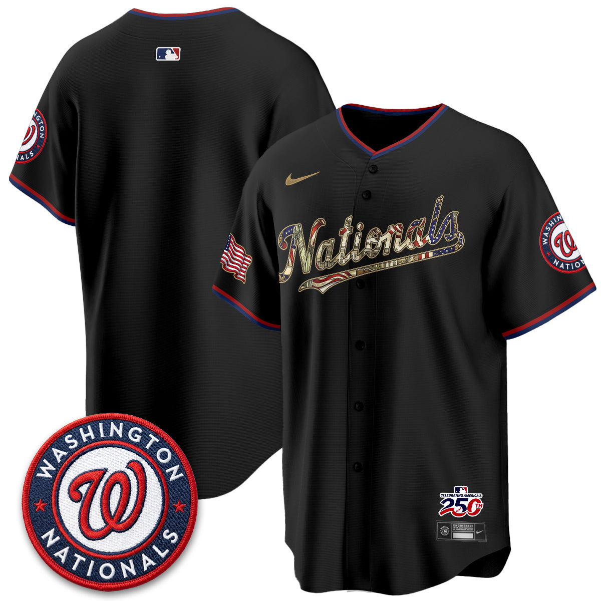 WSH 2026 Independence Day USA Vapor Jersey - Stitched