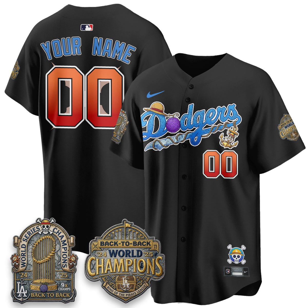 LAD x OP Japanese Cartoon Vapor Limited Custom Jersey V2- Printed