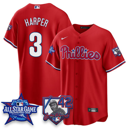 PHI 2026 Jackie Robinson New Era - All Star Game Vapor Limited Jersey - All Stitched