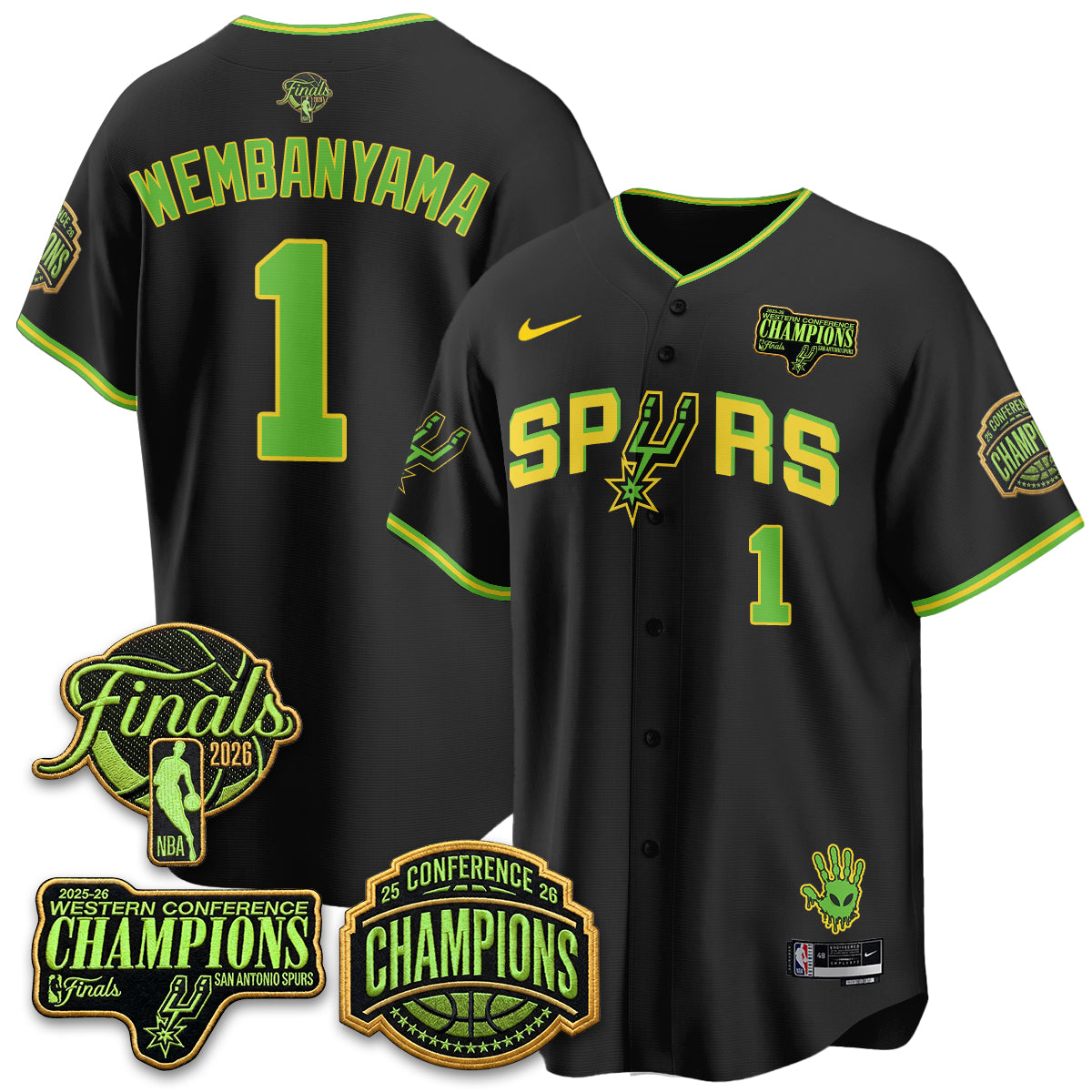 SAS 2026 Basketball Alien Style Vapor Jersey - Stitched