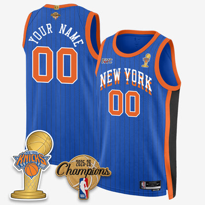 NYK 2026 Basketball Champions Vapor Custom Jersey - Stitched