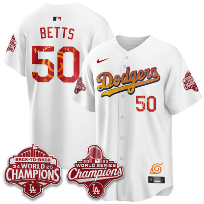 Los Angeles Dodgers x The Knucklehead Ninja Vapor Jersey - Stitched