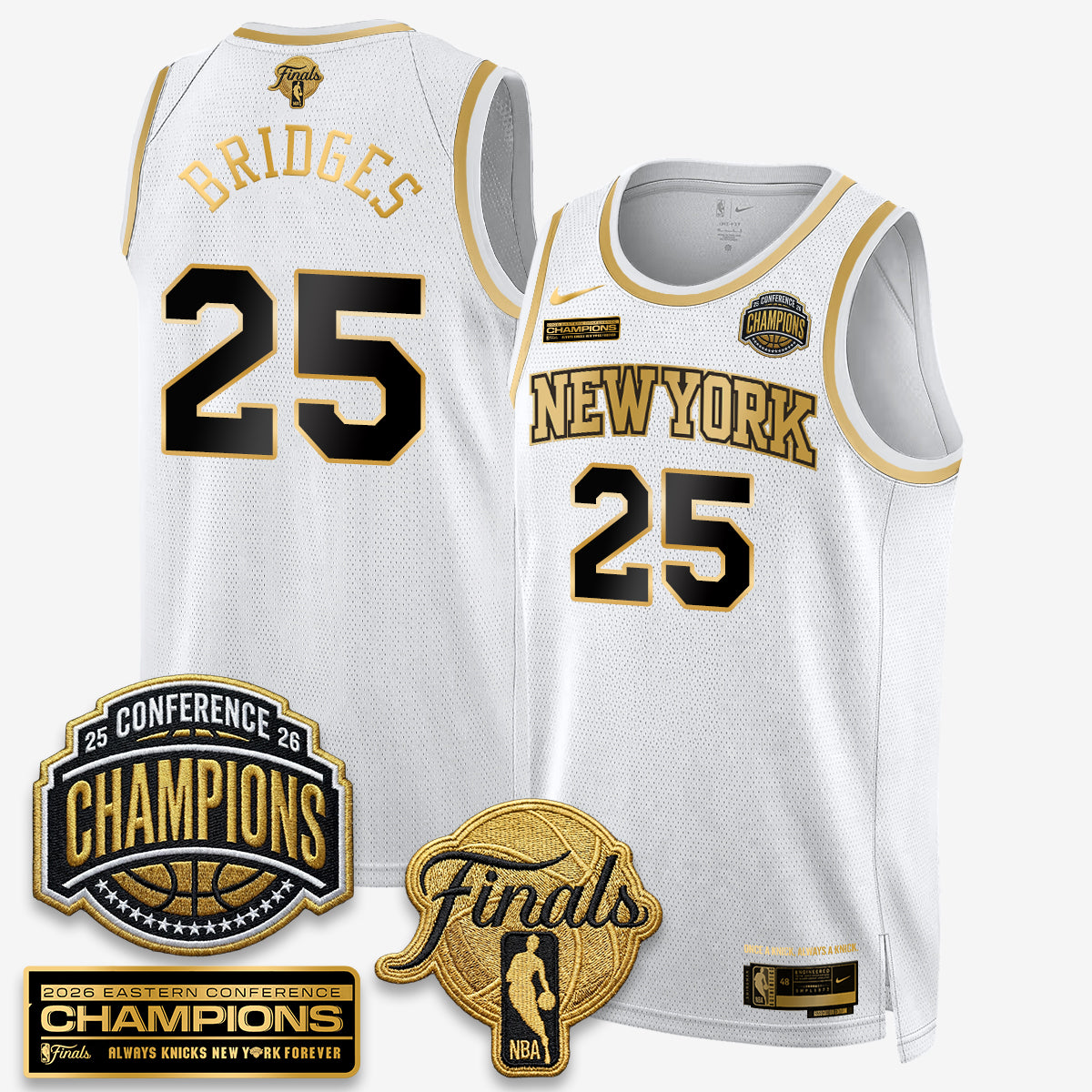 NYK 2026 NBA Eastern Conference Champions Vapor Special Edition Jersey - Stitched(1)