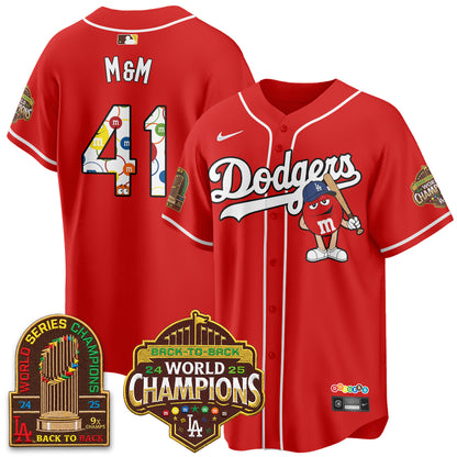 Los Angeles Dodgers x m&m Vapor Jersey - Stitched