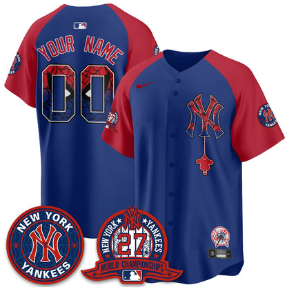 NYY x Web-Head 2026 Vapor Custom Jersey - Printed