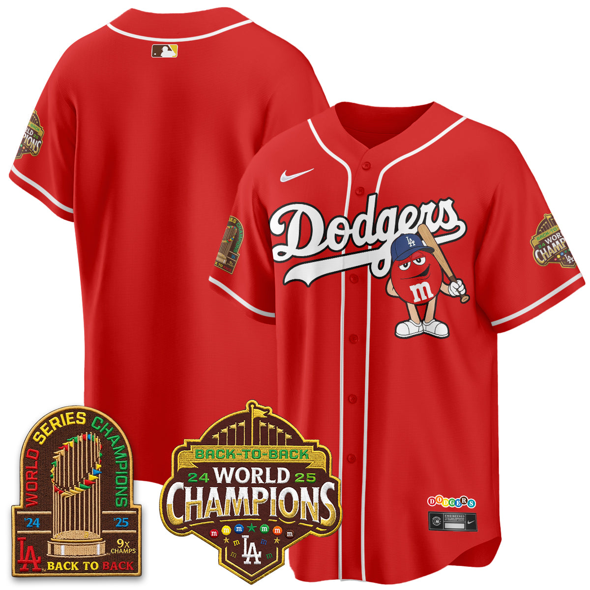 Los Angeles Dodgers x m&m Vapor Jersey - Stitched