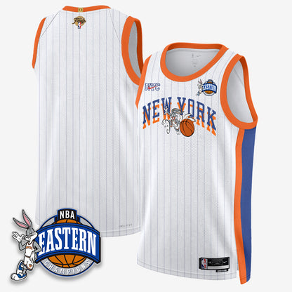 NYK 2026 NBA Finals x Bunny Vapor Jersey - Stitched