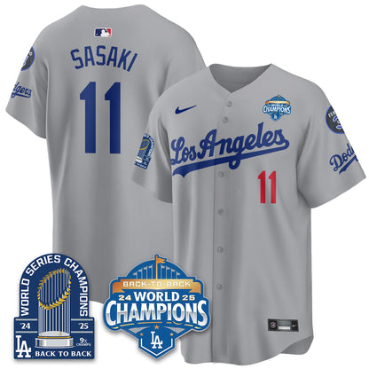 LAD Alternate  Vapor Limited Jersey - 9x Champs - All Stitched