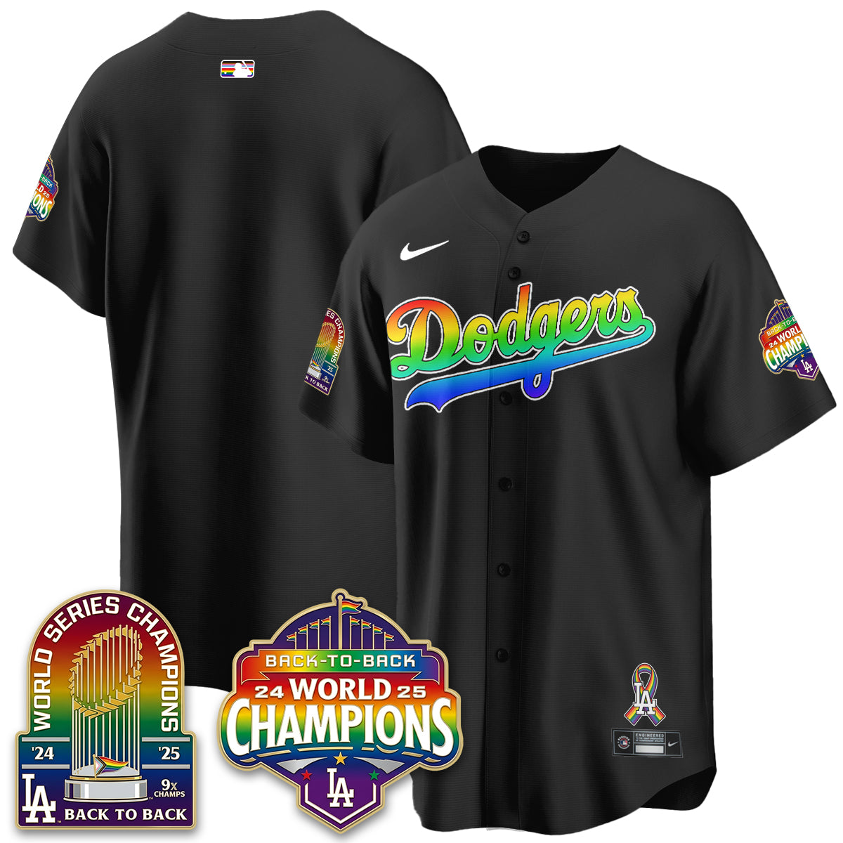 LAD Happy Pride Month Vapor Jersey - Stitched