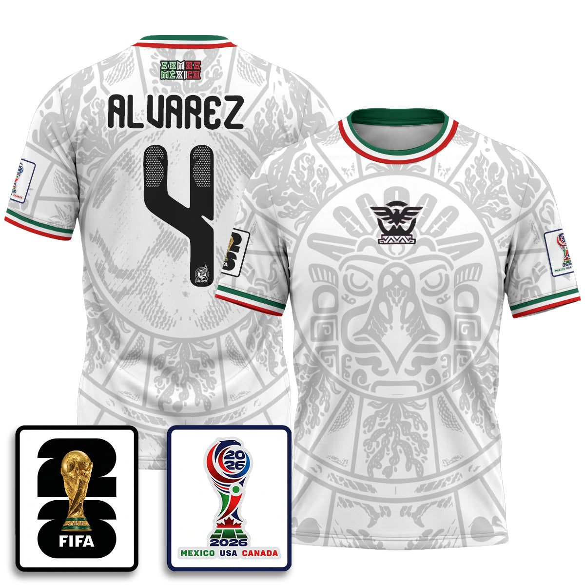 Mexico WC 2026 Fan Gear Version Jersey V2- Printed