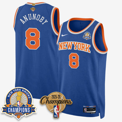 New York Knicks 2026 Basketball Champions Special Edition Vapor Jersey V2- Stitched