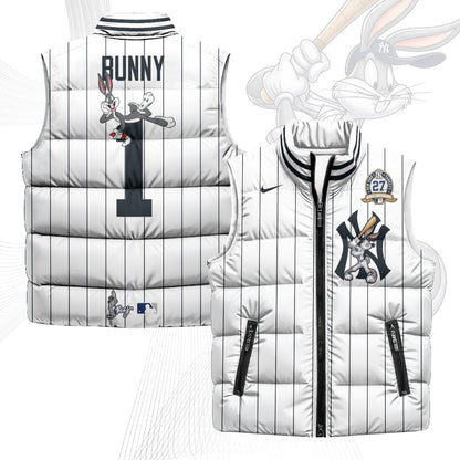NYY Edition Unisex Puffer Vest - Printed