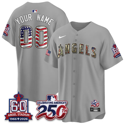 LAA 2026 Independence Day USA Vapor Custom Jersey - Stitched