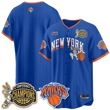 NYK 2026 NBA Finals x Bunny Vapor Jersey V2- Stitched
