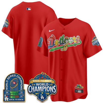 Los Angeles Dodgers x The Red Plumber Vapor Jersey - Printed