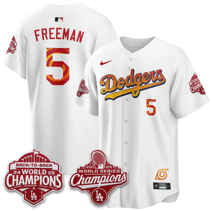 Los Angeles Dodgers x The Knucklehead Ninja Vapor Jersey - Stitched