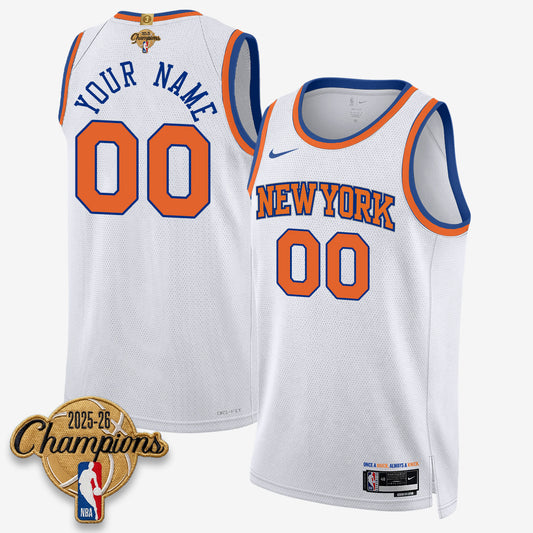 NYK 2026 Basketball Champions Vapor Custom Jersey V2- Stitched