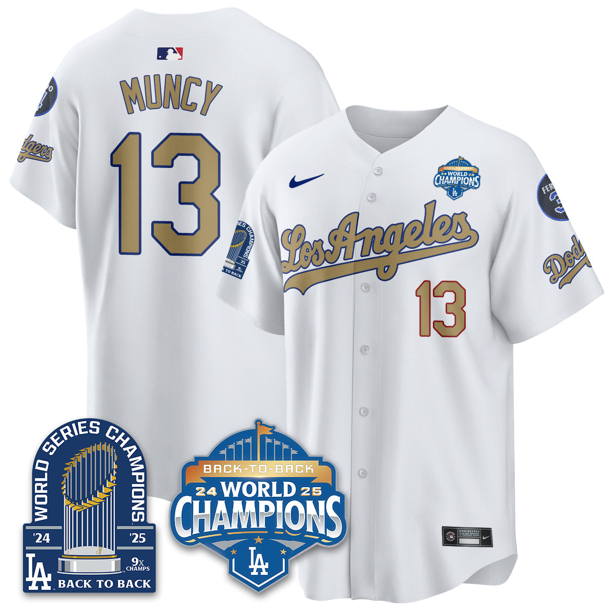 LAD Alternate  Vapor Limited Jersey - 9x Champs - All Stitched