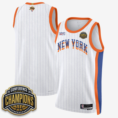 New York Knicks 2026 NBA Finals City Edition Jersey V3- Stitched