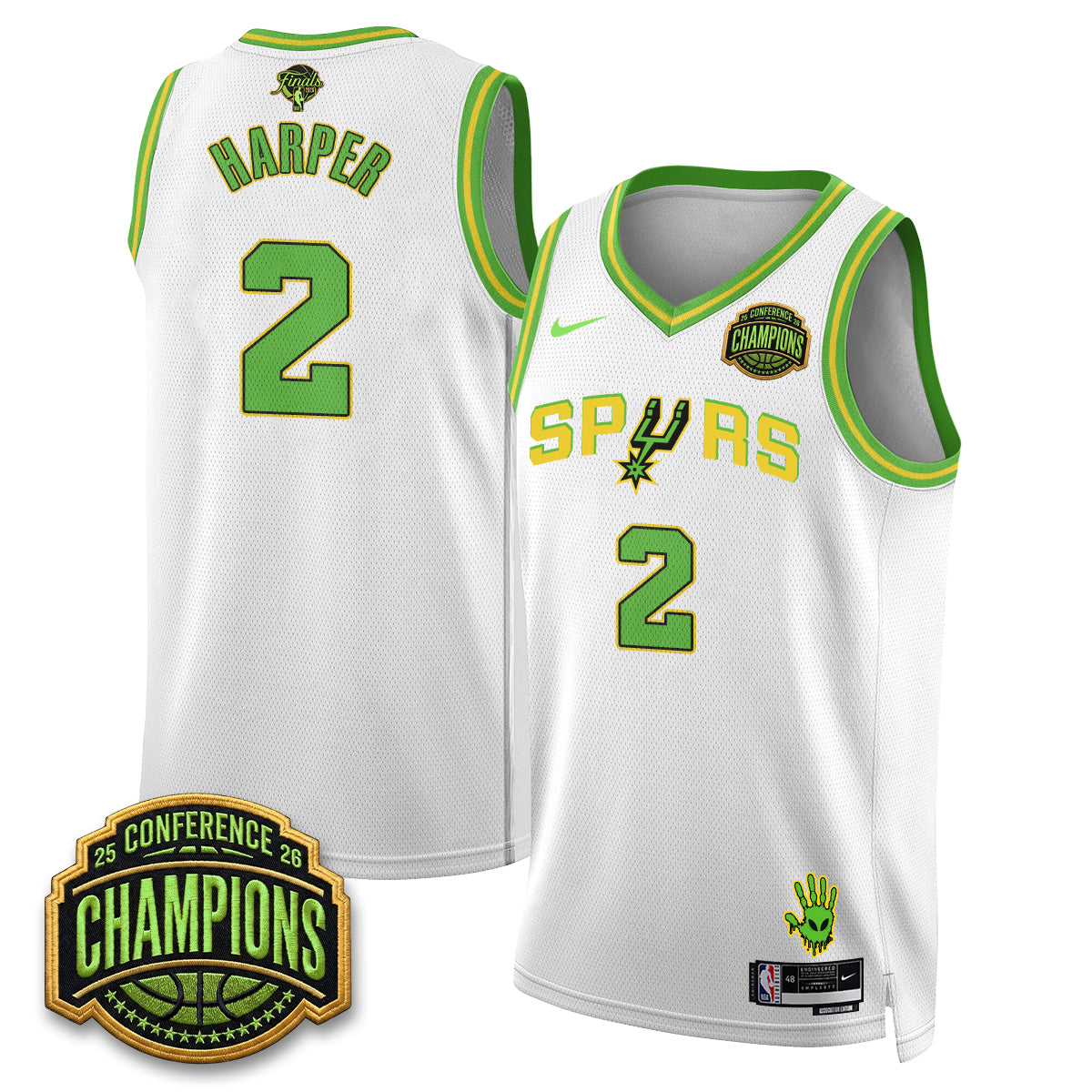 SAS 2026 Basketball Finals Alien Style Vapor Jersey - Stitched
