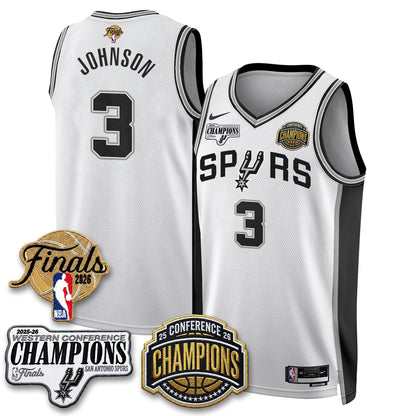 SAS 2026 NBA Western Conference Champions Vapor Jersey - Stitched1