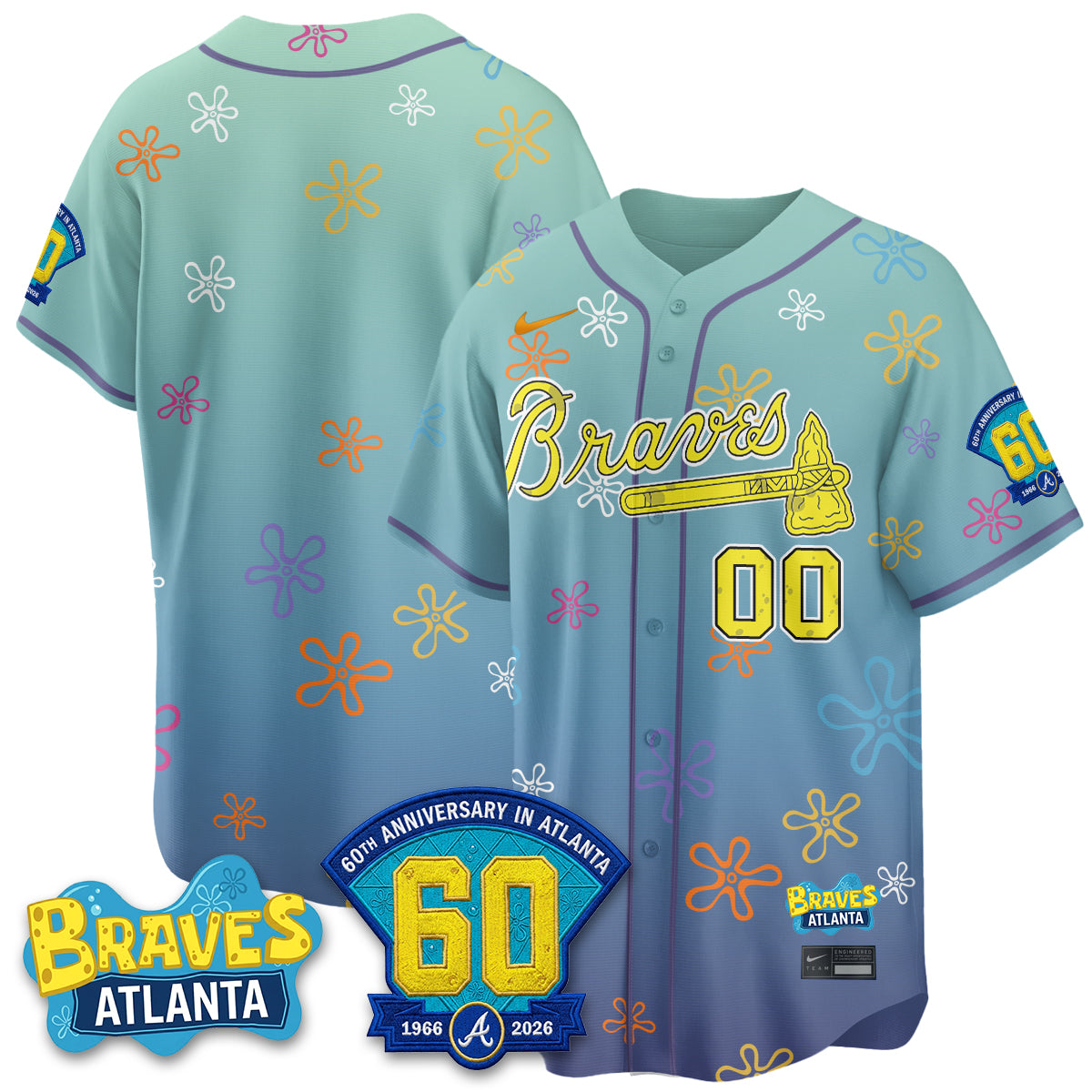 Atlanta Braves x SBSP Limited Vapor Jersey- Stitched