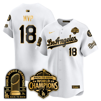 LAD Alternate  Vapor Limited Jersey - 9x Champs - All Stitched
