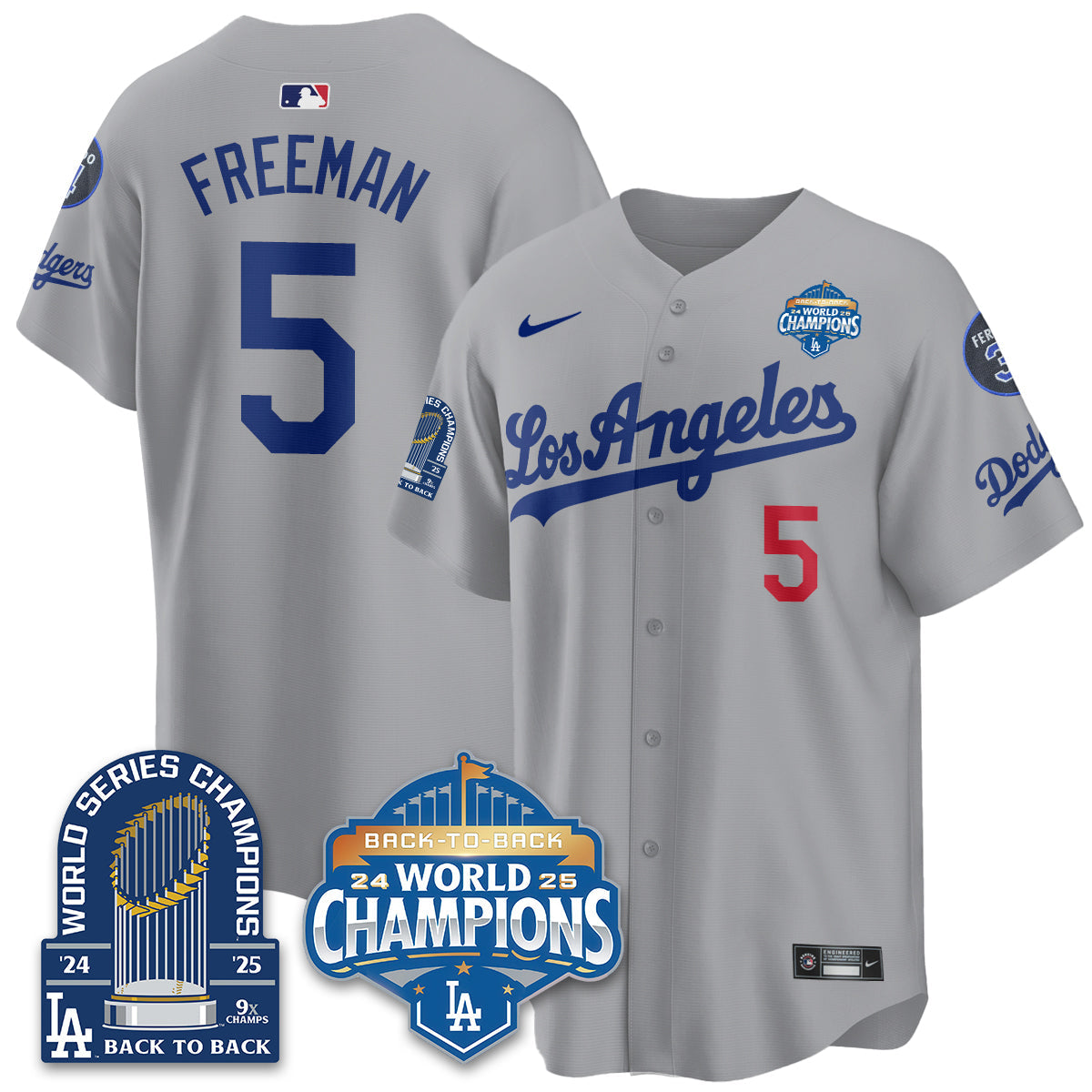 LAD Alternate  Vapor Limited Jersey - 9x Champs - All Stitched