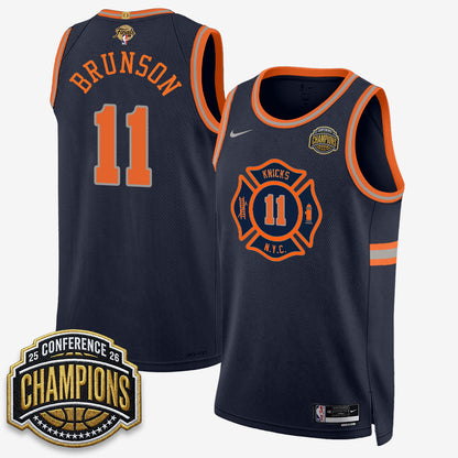 New York Knicks 2026 NBA Finals City Edition Jersey V3- Stitched